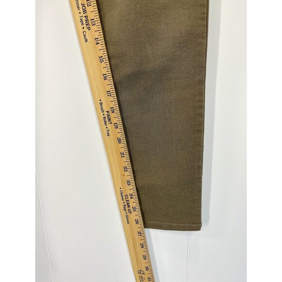 Democracy Ab Solution Jeans Womens 8 (31x26.5) Tan Tummy Control Skinny Ankle - Picture 6 of 9